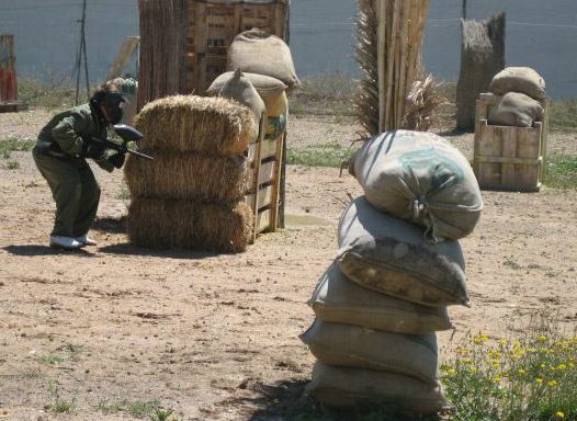 Campo de Paintballmania en Zaragoza