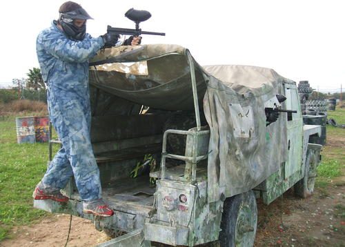 Palacio del paintball en Sevilla